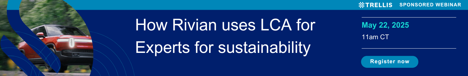 Driving the Future: How Rivian Uses LCA for Experts for Sustainability